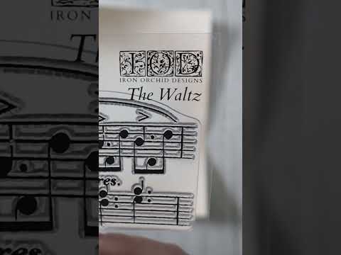 IOD The Waltz Decor Stamp - Iron Orchid Designs