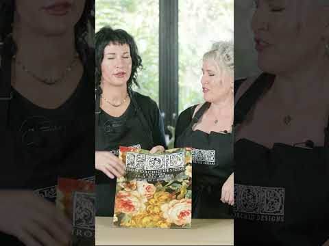 IOD Joie Des Roses Decor Transfer - Iron Orchid Designs