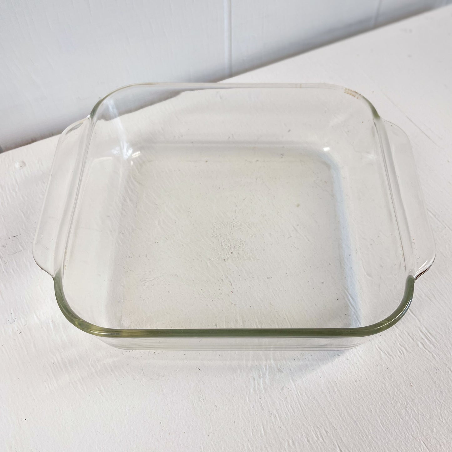 Pyrex 2 Quart Clear Glass Casserole Dish - Vintage