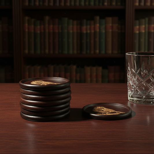 Redbreast Wood Coasters - Set of 8