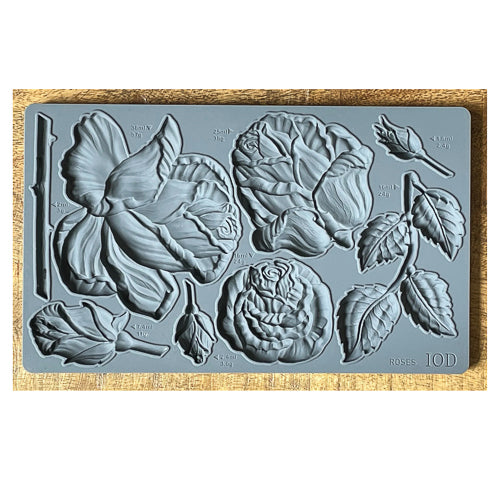 IOD ROSES Decor Mould by Iron Orchid Designs