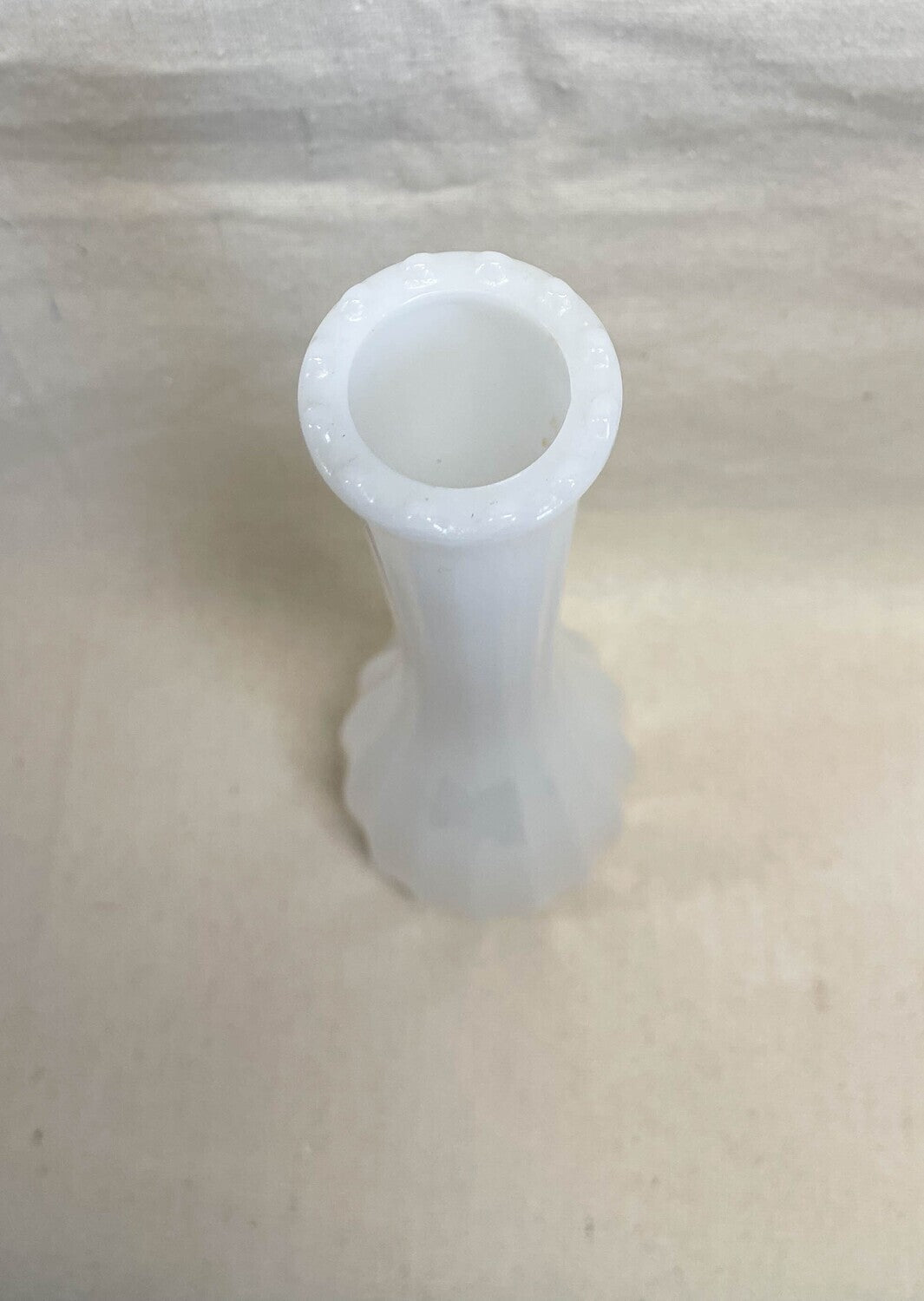 1960s Milk Glass Bud Vase by Carr-Lowrey Glass Co-Carr-Lowrey Glass Co-Milk Glass-Stockton Farm