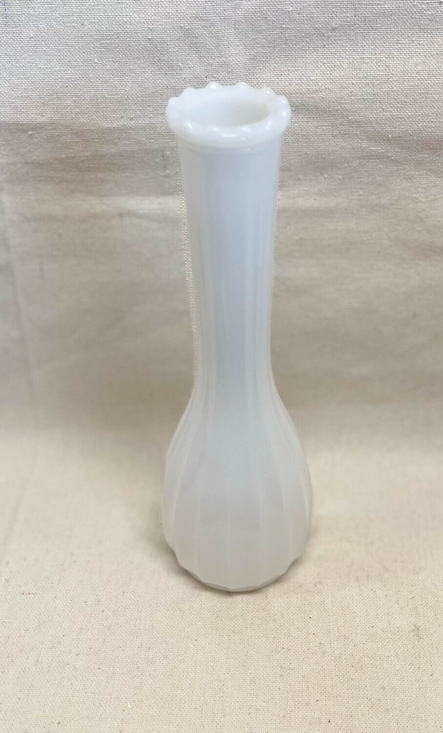 1960s Milk Glass Bud Vase by Carr-Lowrey Glass Co-Carr-Lowrey Glass Co-Milk Glass-Stockton Farm