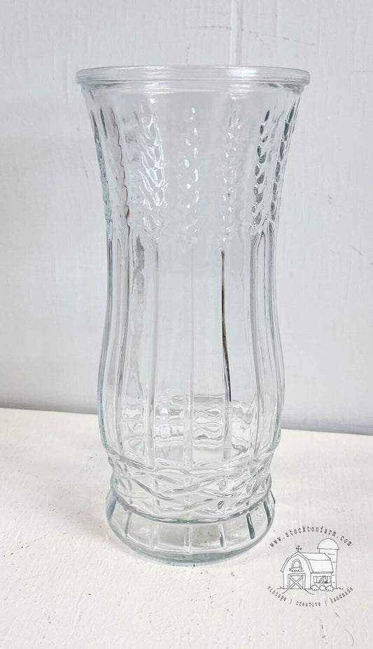 Brody Co Wheat Stalk Glass Vase C972 1960-EO Brody Co-Vintage Glass Vase-Stockton Farm