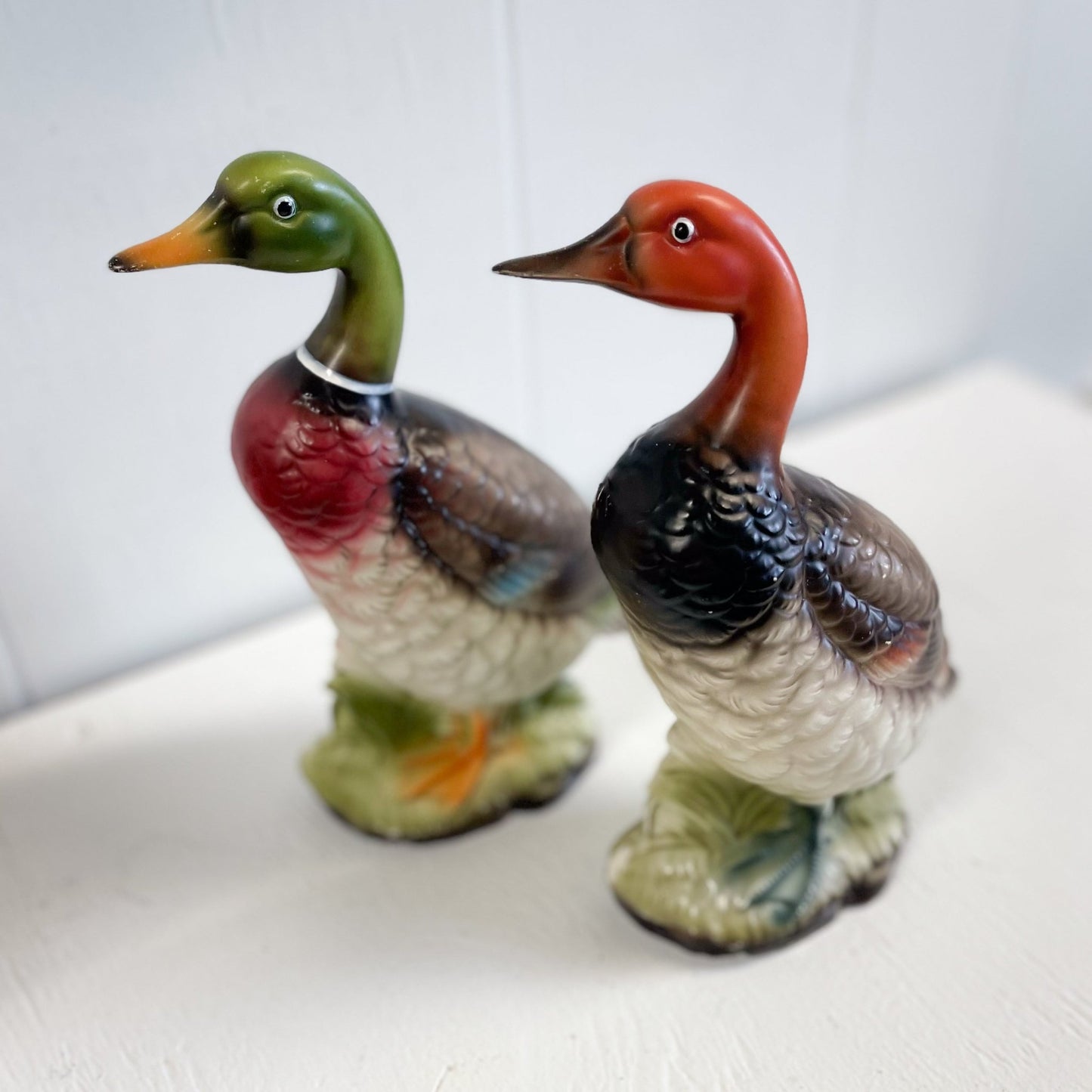Ceramic Mallard Ducks by Norleans Japan-Norleans Japan-Duck Figurines-Stockton Farm