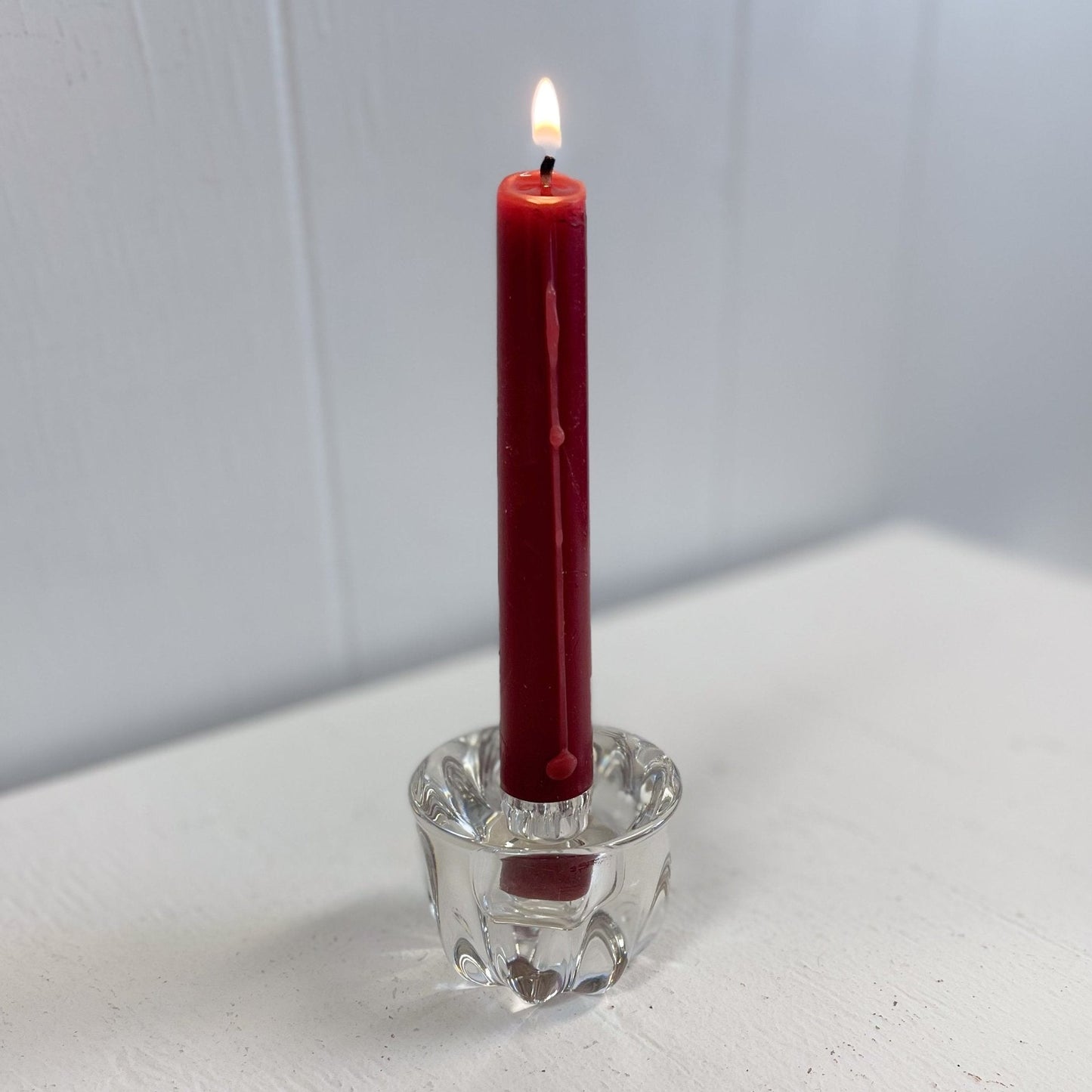 Glass Taper Candle Holder-Unknown-Candlestick Holder-Stockton Farm