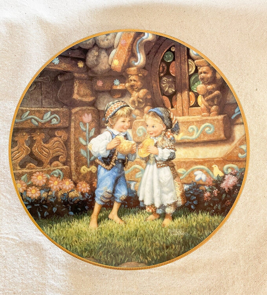 Hansel and Gretel Collector Plate by Knowles 1992-Knowles Scott Gustafson-Collector Plate-Stockton Farm