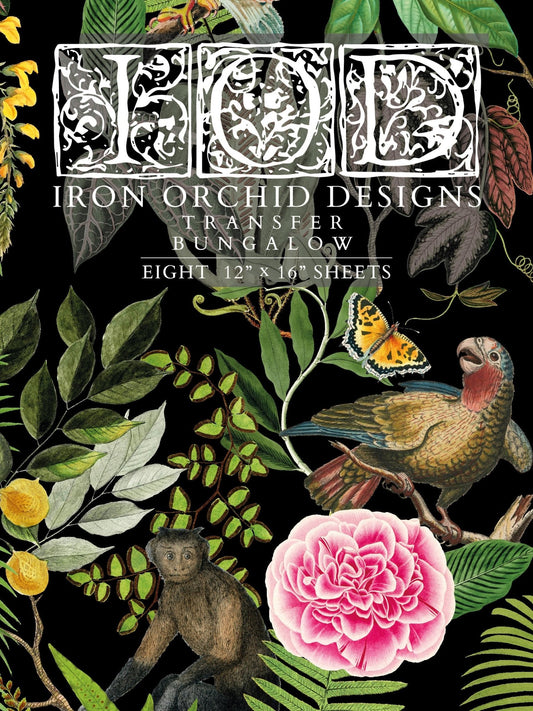 IOD BUNGALOW Decor Transfer by Iron Orchid Designs-Iron Orchid Designs-Transfer-Stockton Farm