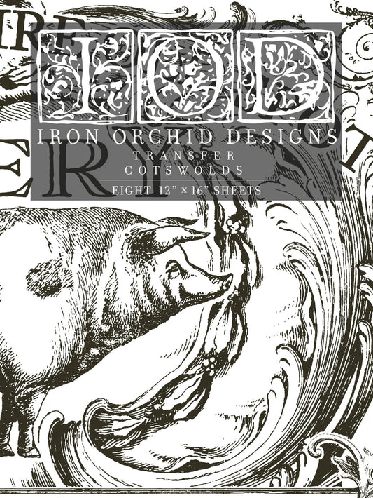 IOD COTSWOLDS Decor Transfer by Iron Orchid Designs-Iron Orchid Designs-Transfer-Stockton Farm