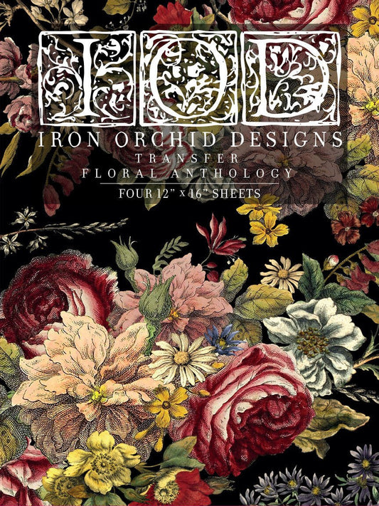 IOD FLORAL ANTHOLOGY Decor Transfer by Iron Orchid Designs-Iron Orchid Designs-Transfer-Stockton Farm