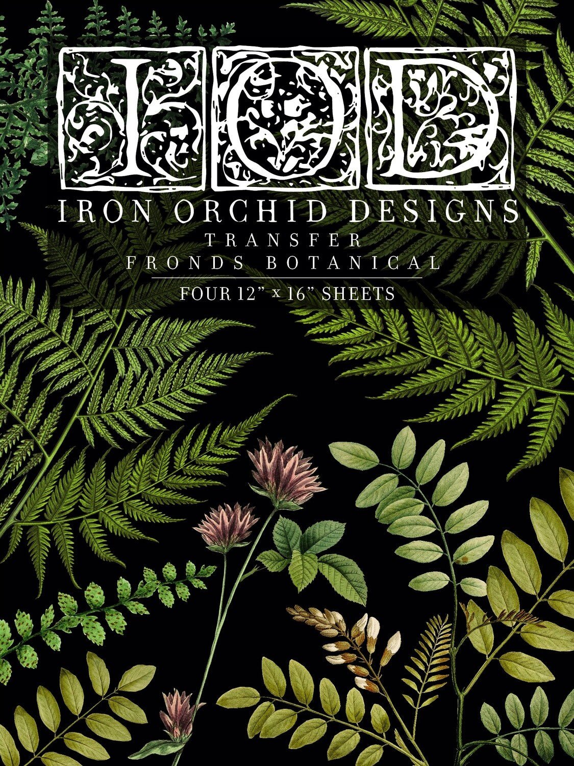 IOD FRONDS BOTANICAL Decor Transfer by Iron Orchid Designs-Iron Orchid Designs-Transfer-Stockton Farm