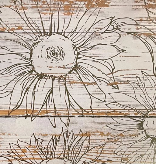 IOD SUNFLOWERS Decor Stamp by Iron Orchid Designs-Iron Orchid Designs-Stamp-Stockton Farm