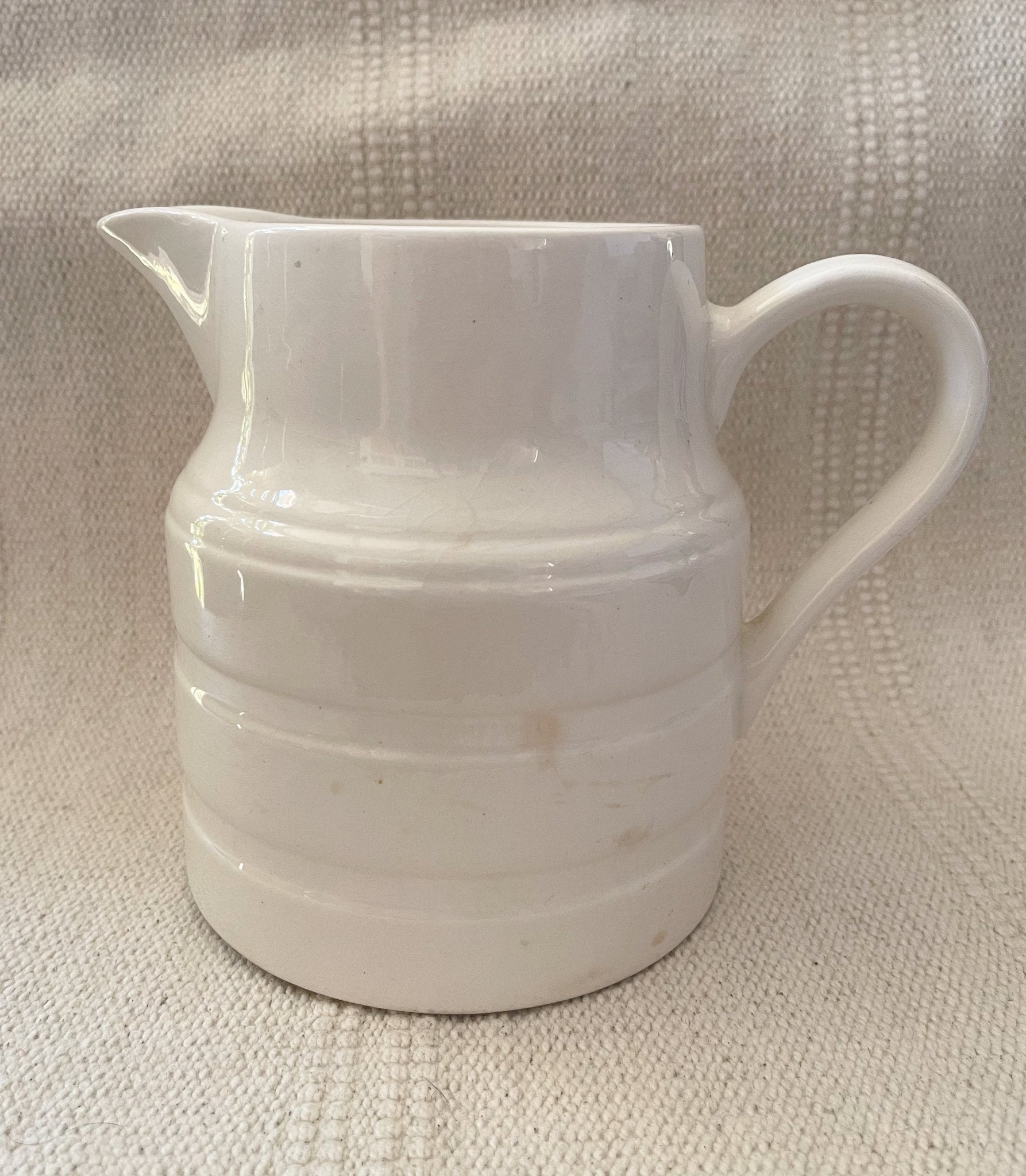 Ironstone Pitcher by Lord Nelson Pottery England-Lord Nelson Pottery-Pitcher-Stockton Farm