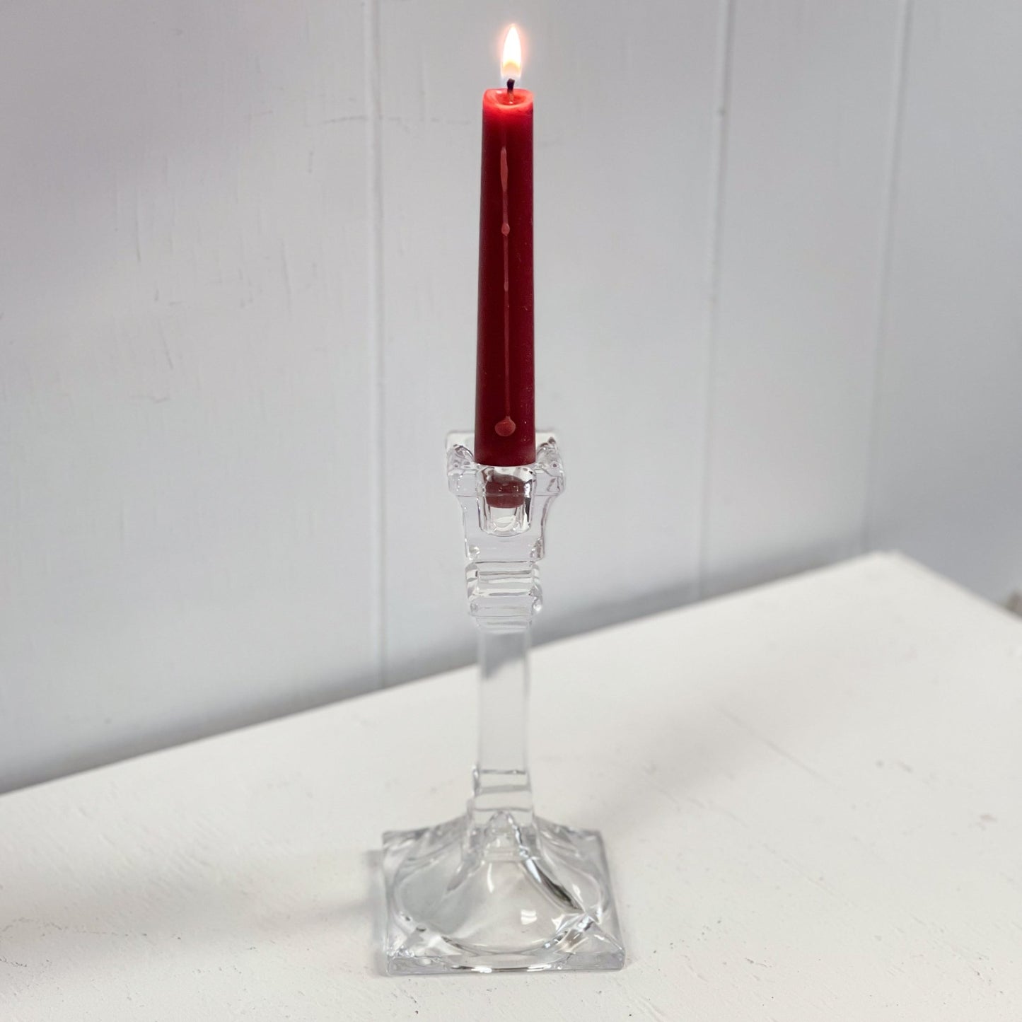 Lead Crystal Candlestick Holder by The Toscany Collection-The Toscany Collection-Candlestick Holder-Stockton Farm