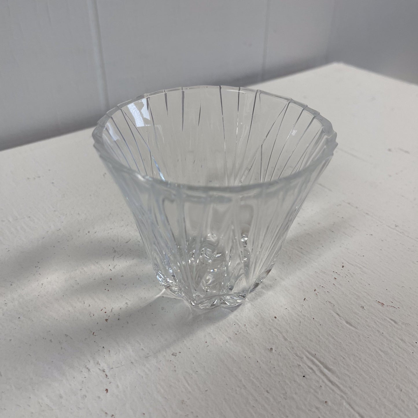 Lead Crystal Votive Candle Holder-Unknown-Votive Candle Holder-Stockton Farm