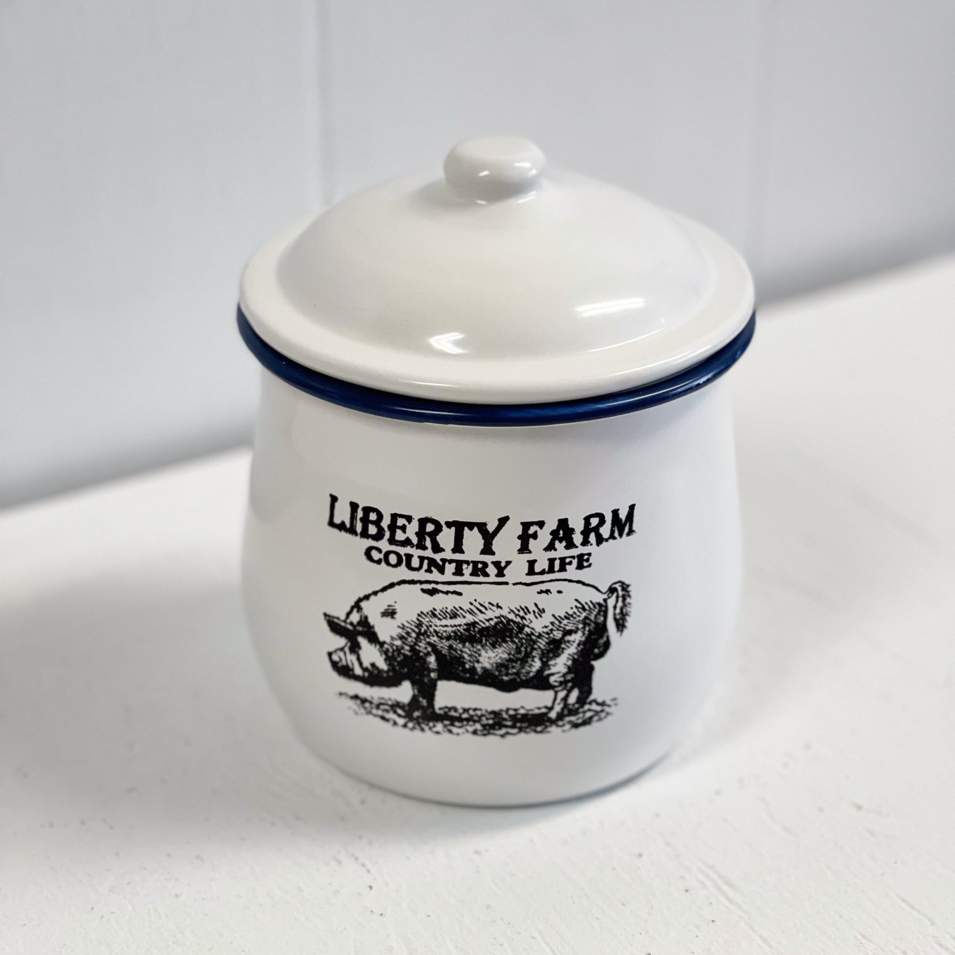Liberty Farm Metal Canister by CTW Home Collection-CTW Home Collection-Kitchen Canister-Stockton Farm