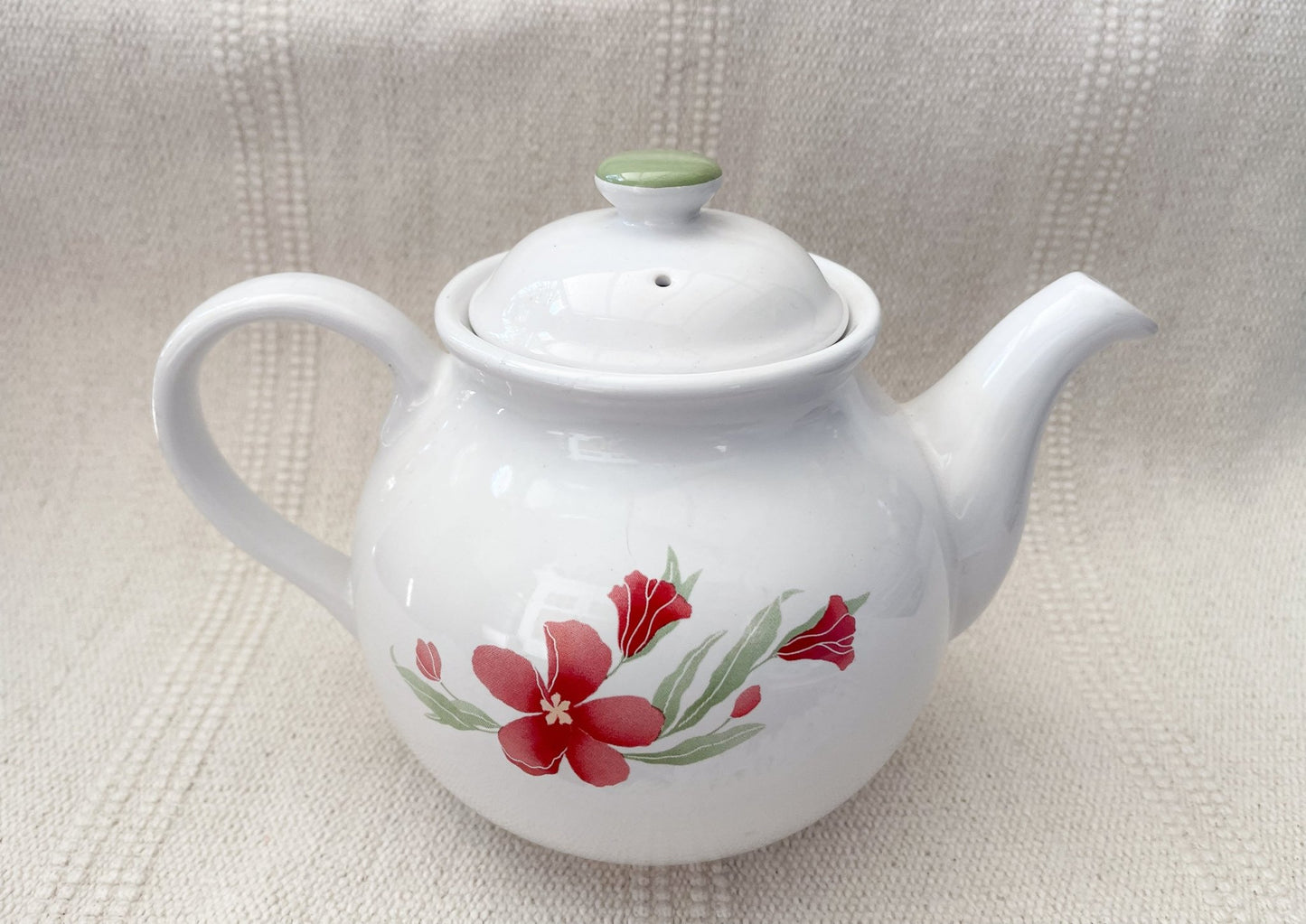 Pacific Bloom Stoneware Teapot by Corelle-Corelle-Tea Pot-Stockton Farm