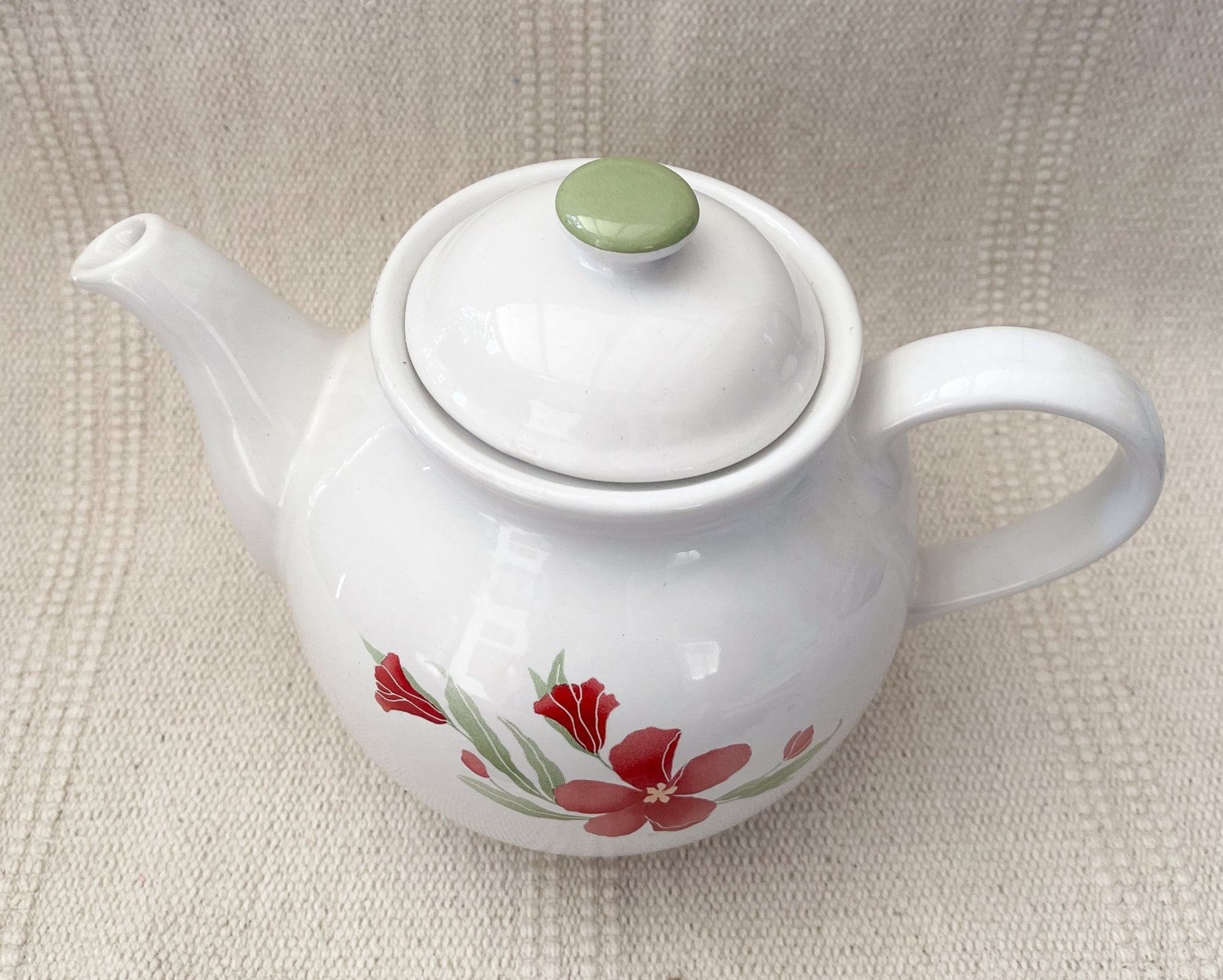 Pacific Bloom Stoneware Teapot by Corelle-Corelle-Tea Pot-Stockton Farm