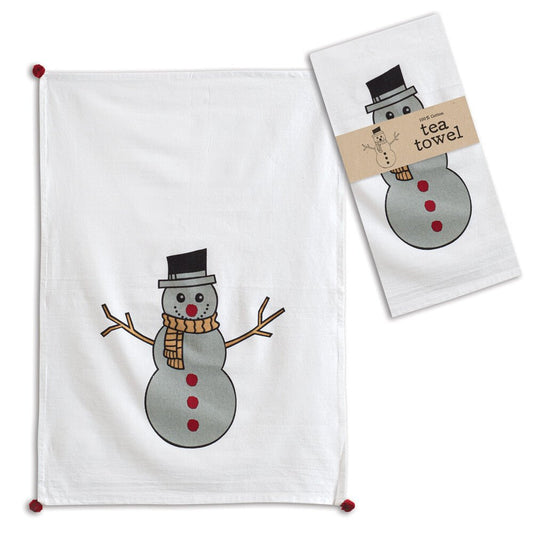 Snowman Tea Towel by CTW Home Collection-CTW Home Collection-Tea Towel-Stockton Farm