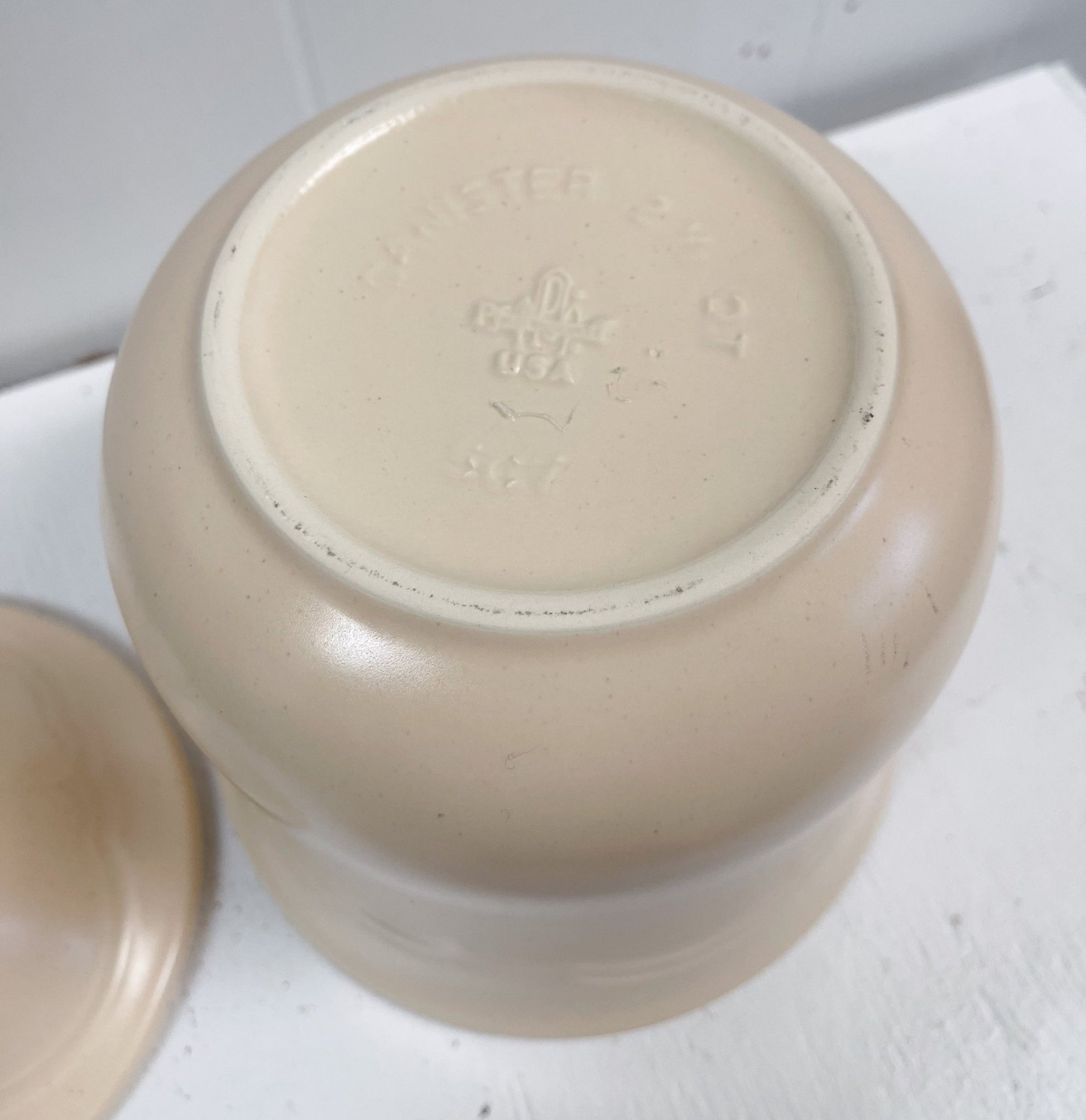 Stoneware 2.5 Quart Canister by Pfalzgraff-Pfalzgraff-Kitchen Canister-Stockton Farm