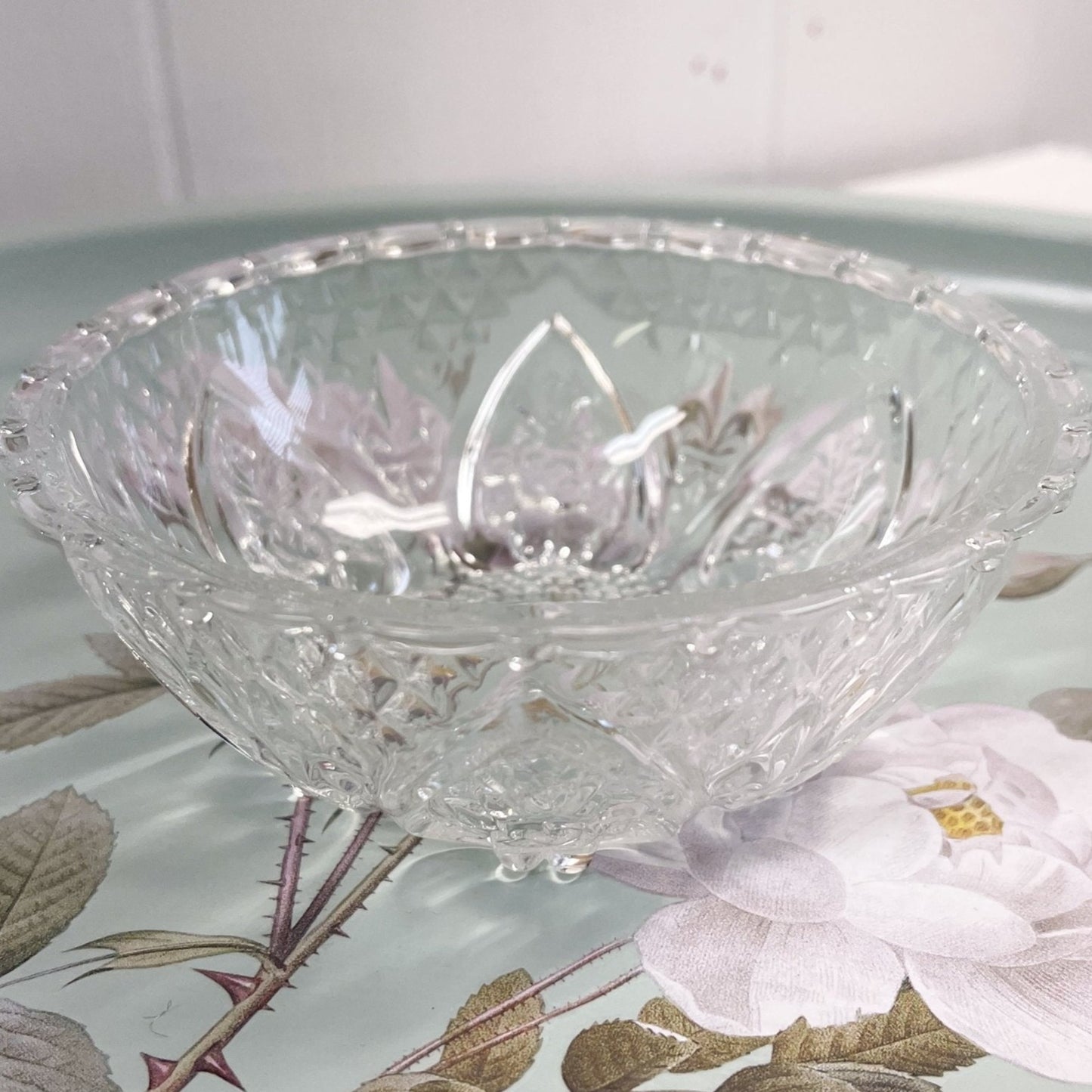 Victorian Glass Bowl by Kedaung Industiral Group-Kedaung Industiral Group-Candy Dish-Stockton Farm